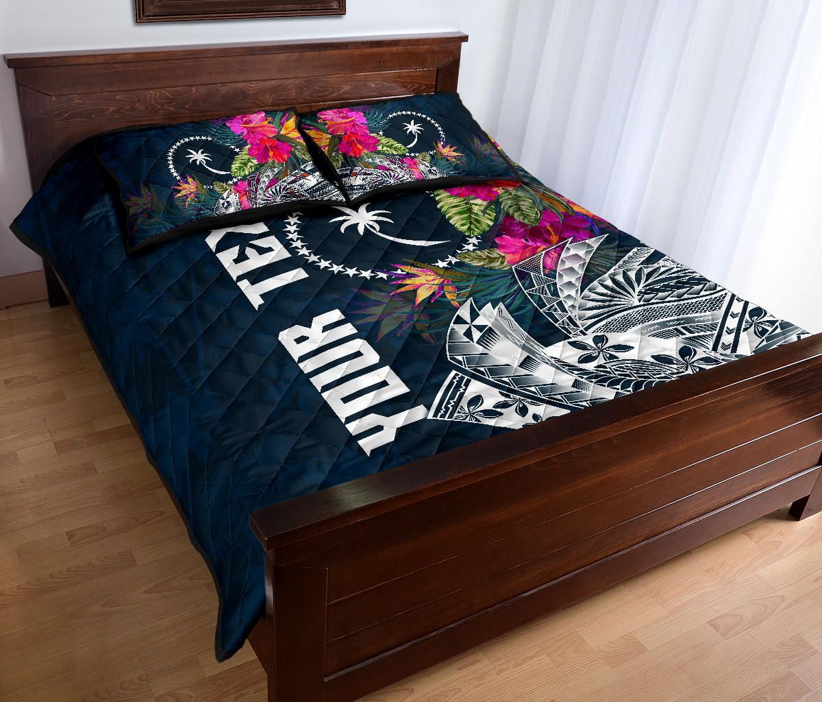 Chuuk Custom Personalised Quilt Bed Set - Summer Vibes