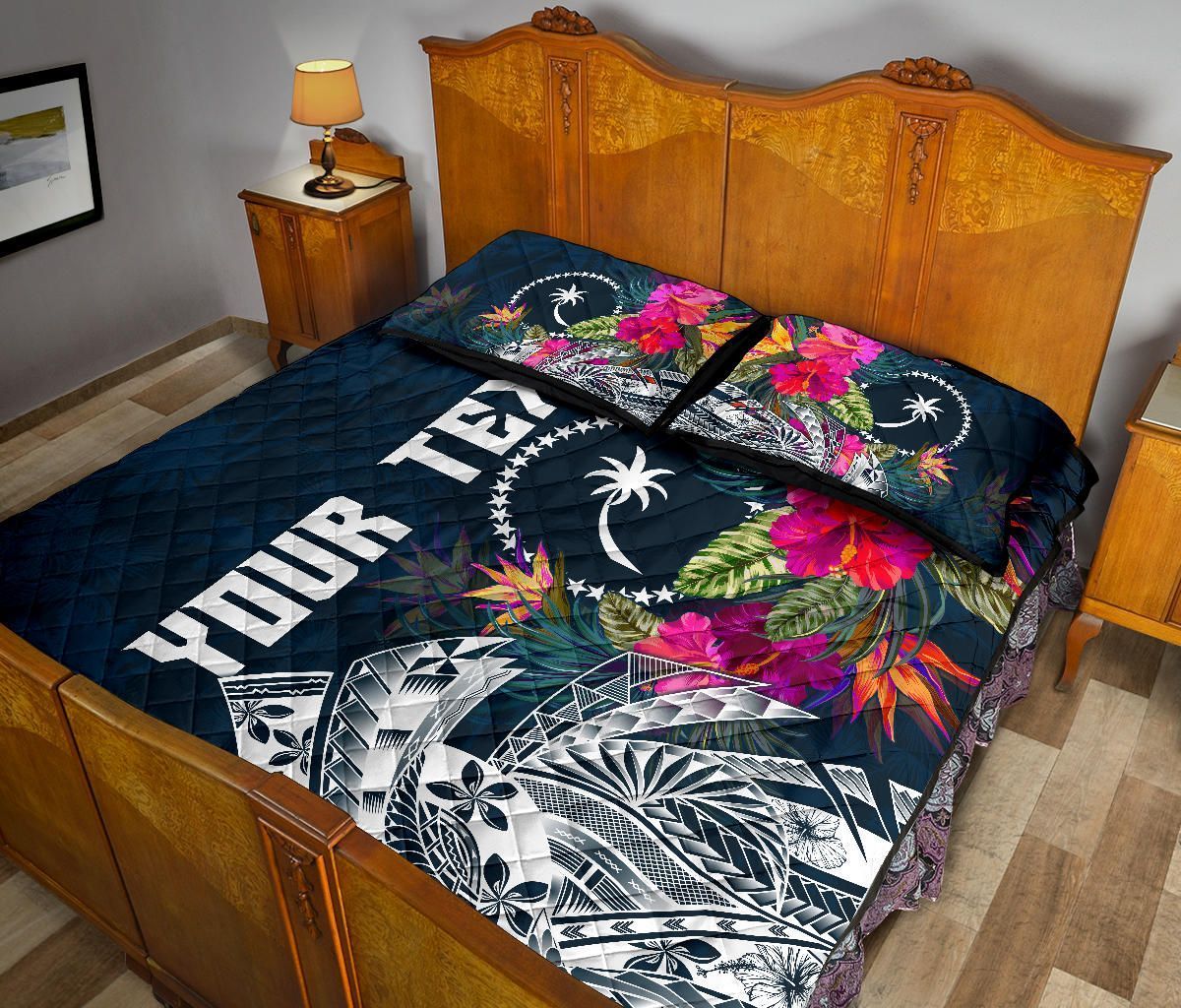 Chuuk Custom Personalised Quilt Bed Set - Summer Vibes