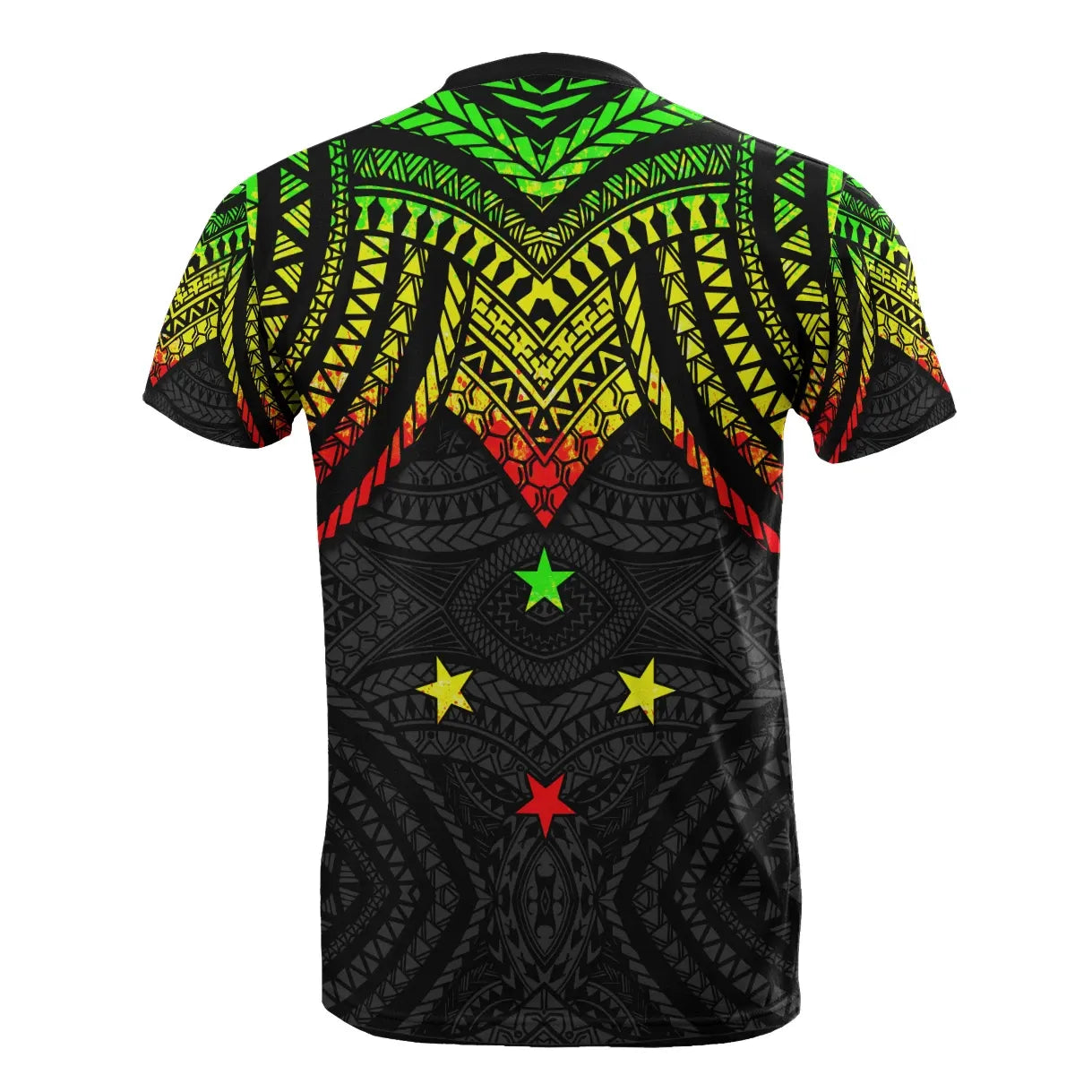 Chuuk Custom Personalised T-Shirt - Micronesian Pattern Reggae Armor Style