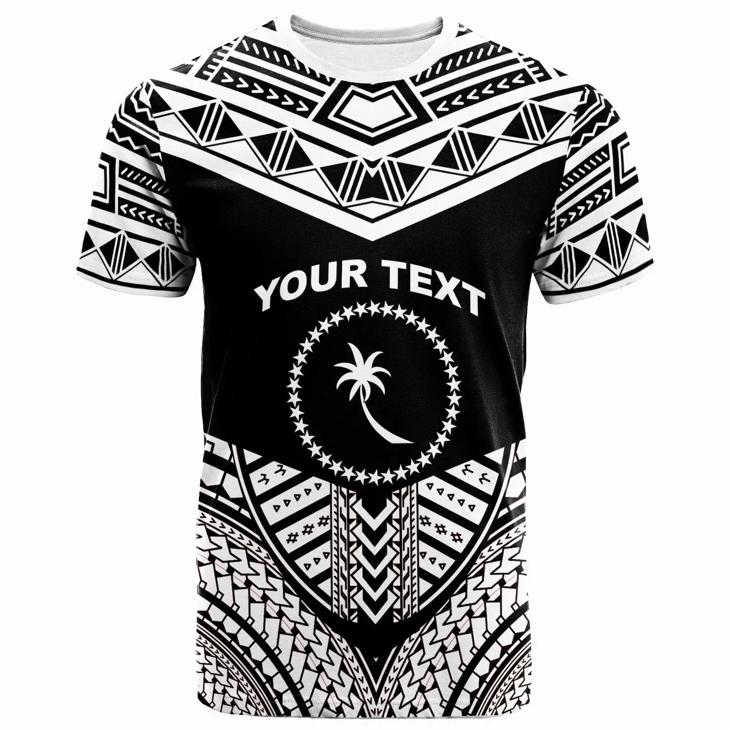 Chuuk Custom Personalised - T- Shirt - Tribal Pattern Cool Style White Color