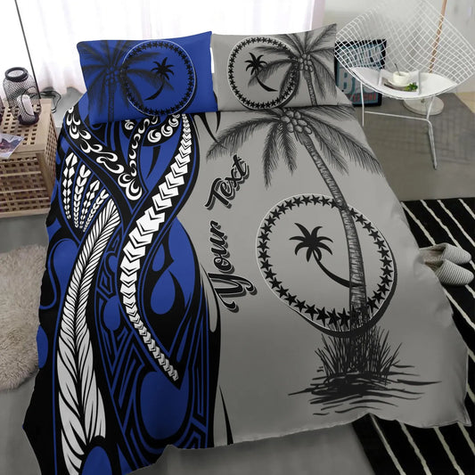 Chuuk Custom Personalized Bedding Set - Classical Coconut Tree