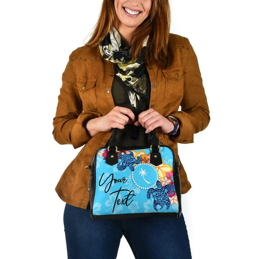 Chuuk Custom Personalised Shoulder Handbag -Tropical Style