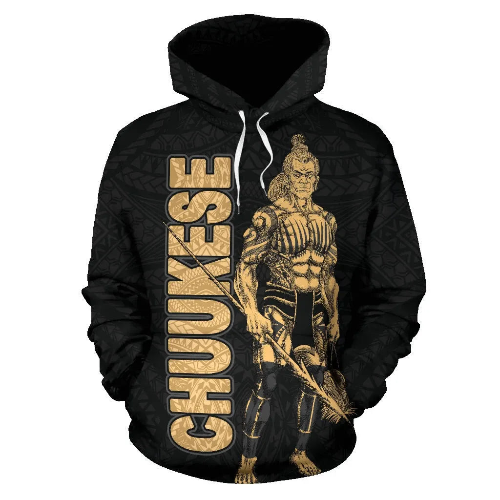 Chuuk Hoodie - Micronesia Chuukese Warrior Gold