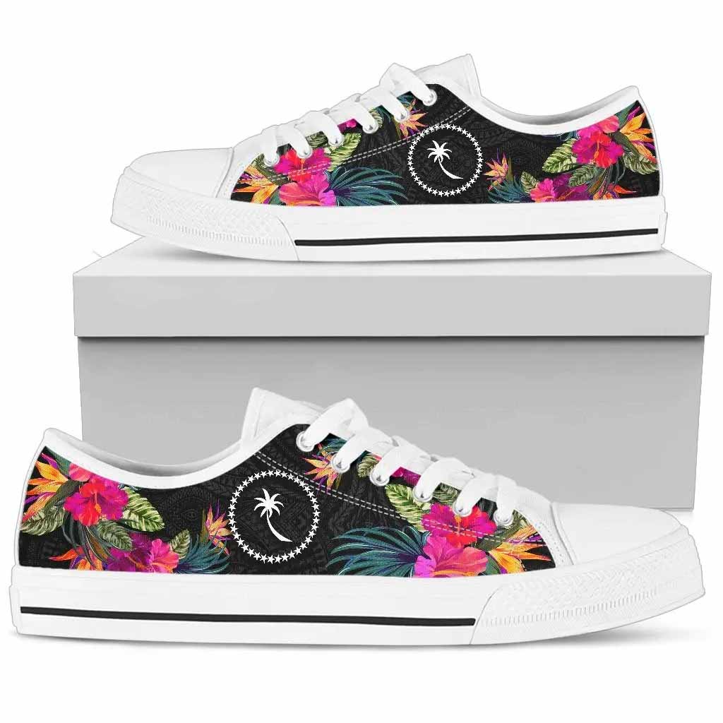Chuuk Low Top Shoes - Micronesian Hibiscus