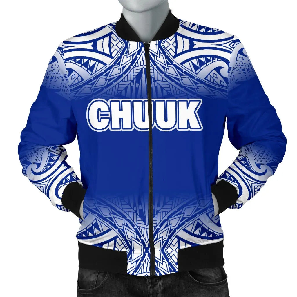 Chuuk Bomber Jacket - Fog Blue Style