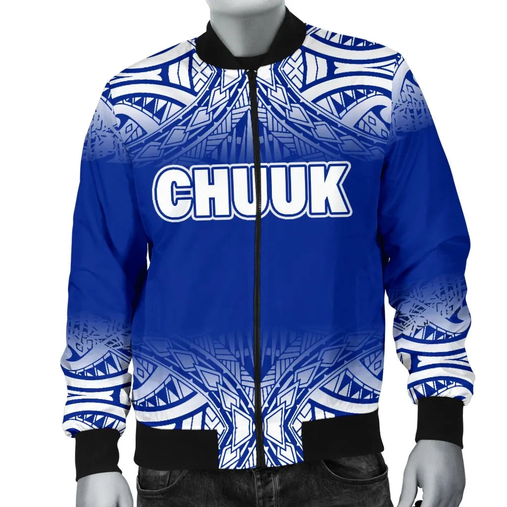 Chuuk Bomber Jacket - Fog Blue Style