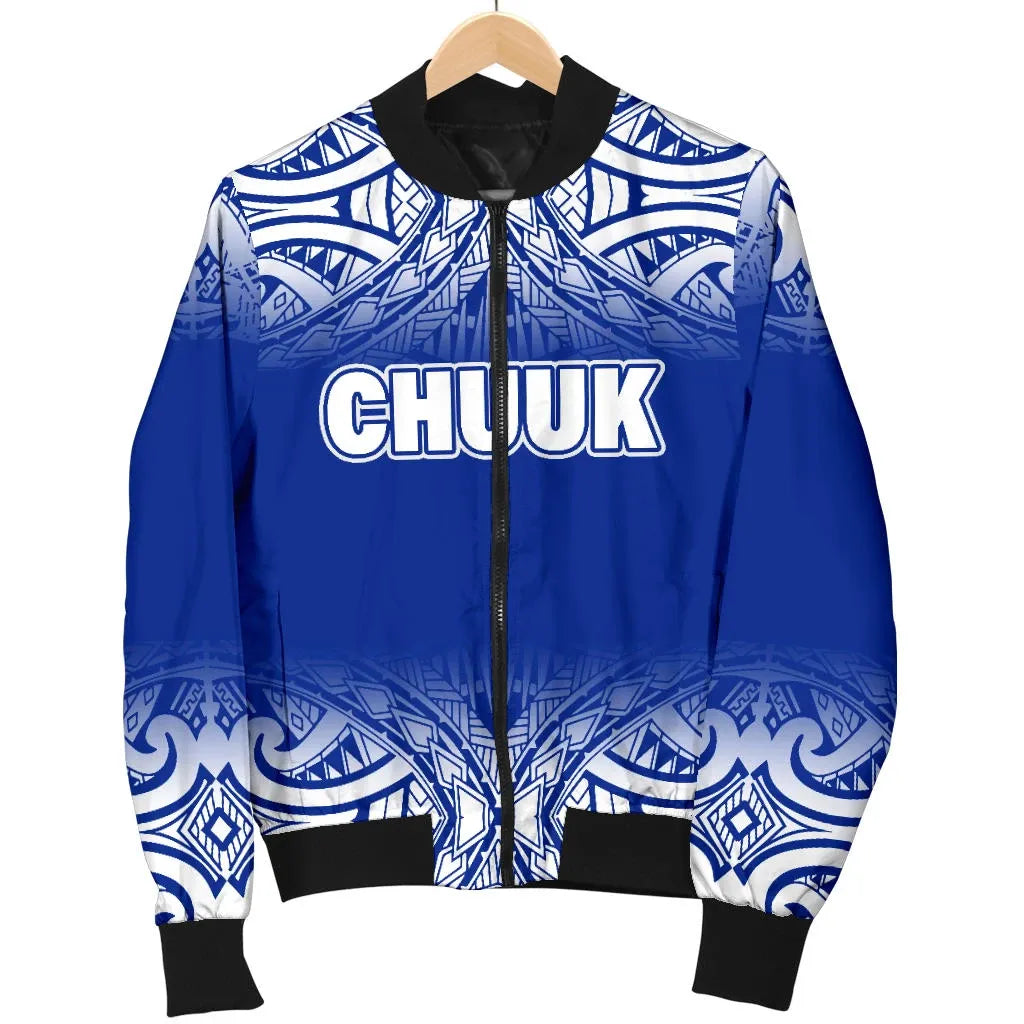 Chuuk Bomber Jacket - Fog Blue Style