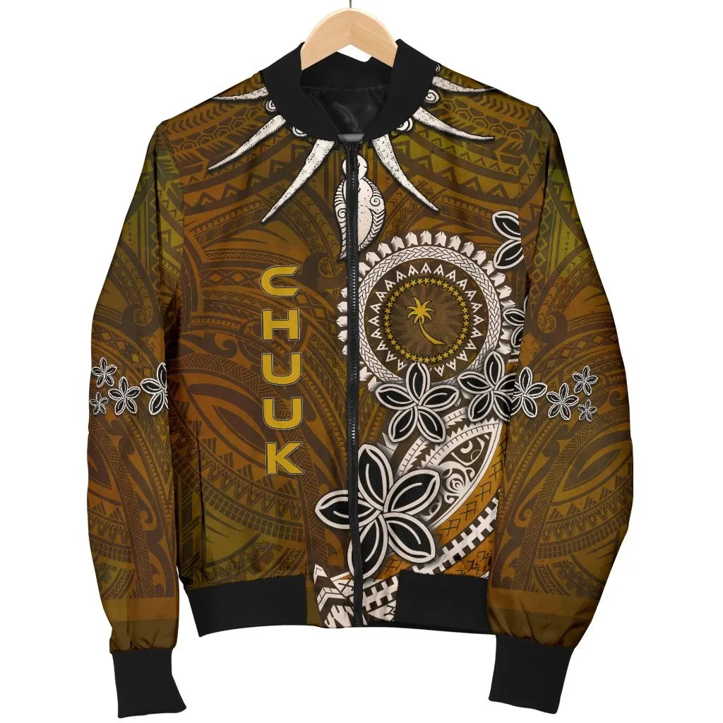 Chuuk Bomber Jacket - Polynesian Boar Tusk