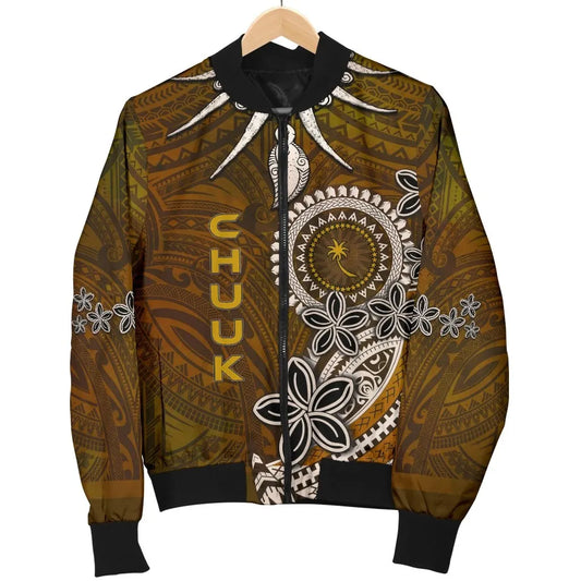 Chuuk Bomber Jacket - Polynesian Boar Tusk
