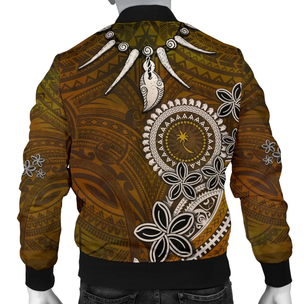 Chuuk Bomber Jacket - Polynesian Boar Tusk