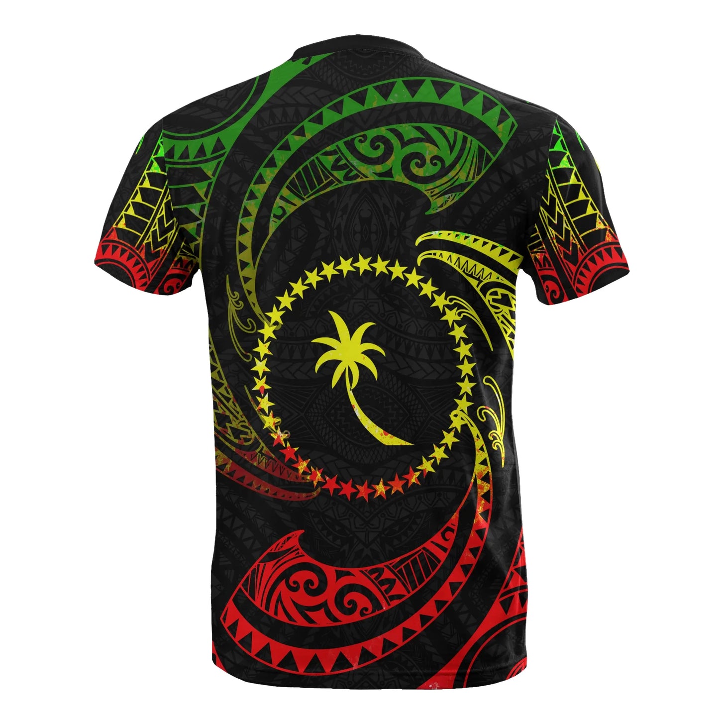 Chuuk Micronesia All Over T-Shirt - Reggae Tribal Wave