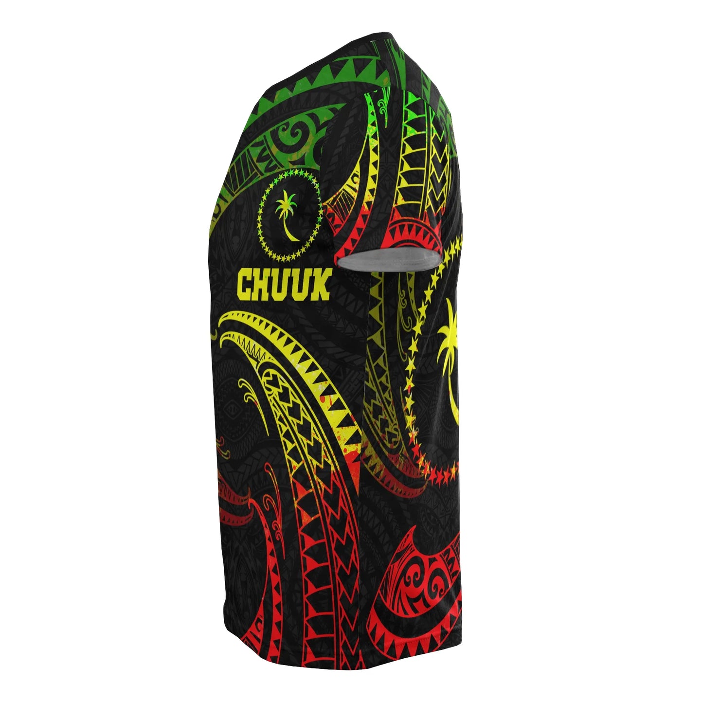 Chuuk Micronesia All Over T-Shirt - Reggae Tribal Wave