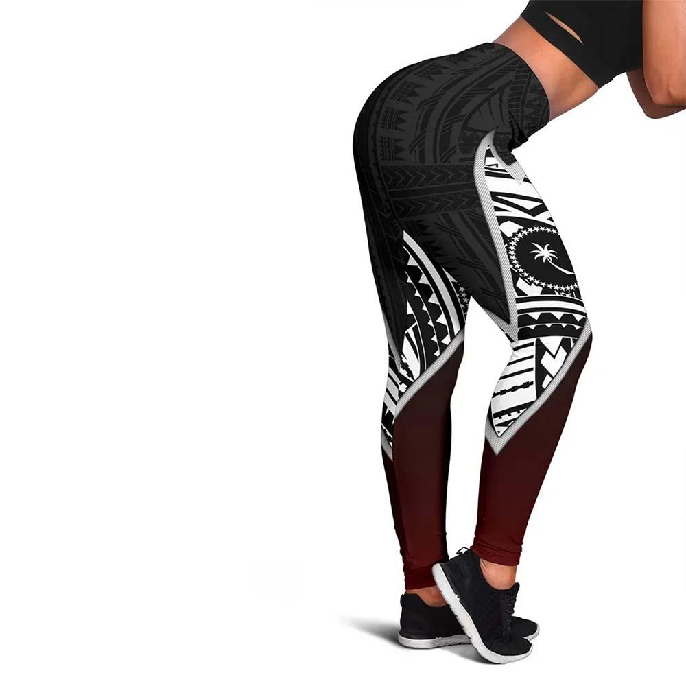 Chuuk Micronesian Women Legging - Lighting Piece
