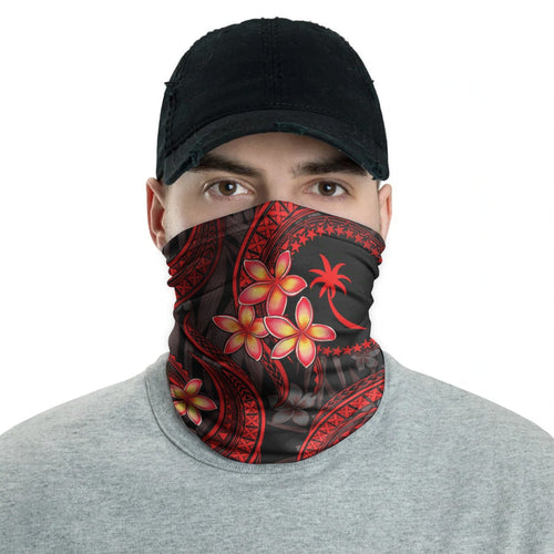 Chuuk Neck Gaiter - Plumeria Red