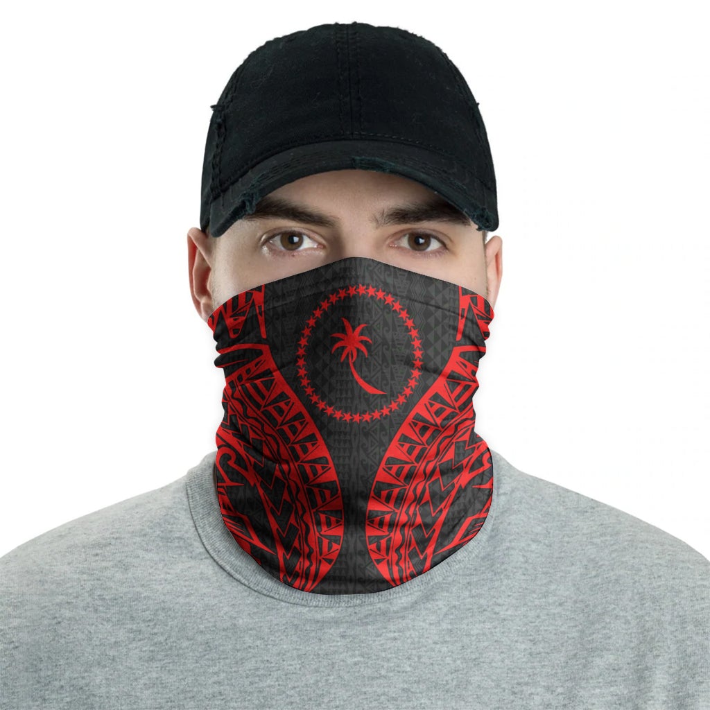 Chuuk Neck Gaiter - Polynesian Pattern Red