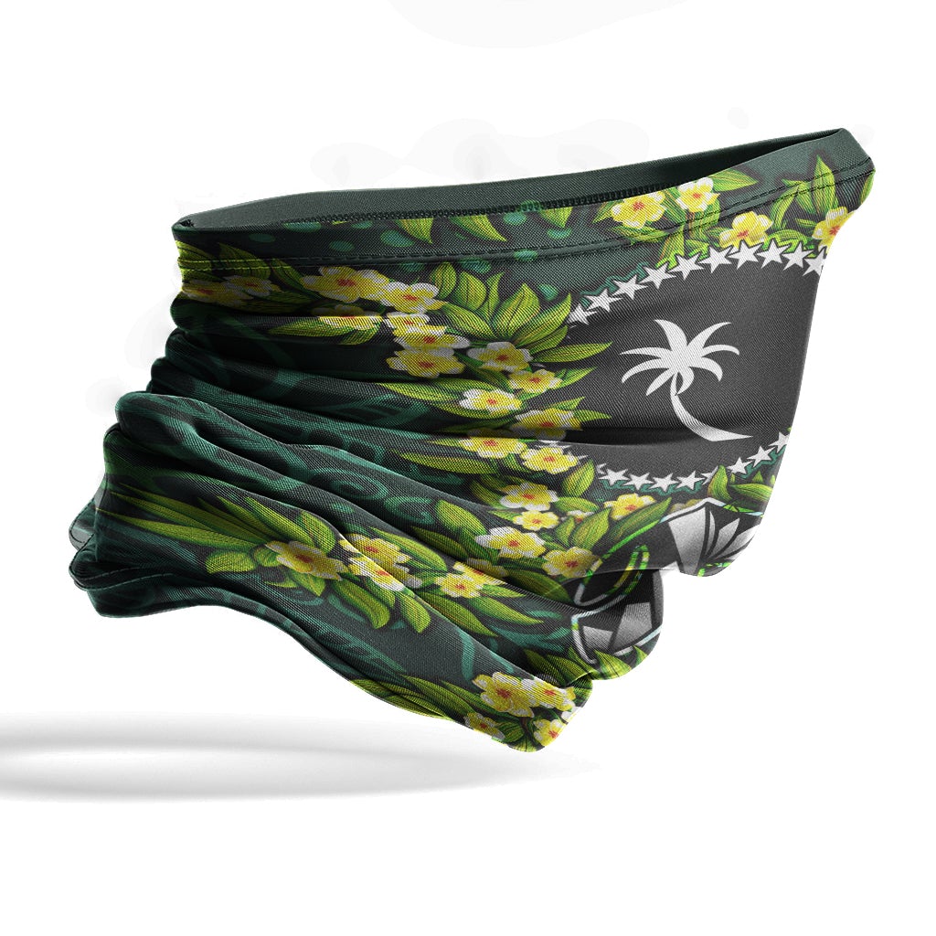 Chuuk Neck Gaiter - Ti Leaf Lei Turtle