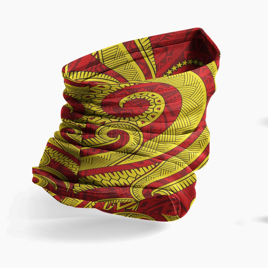 Chuuk Neck Gaiter - Turtle Tentacle Gold