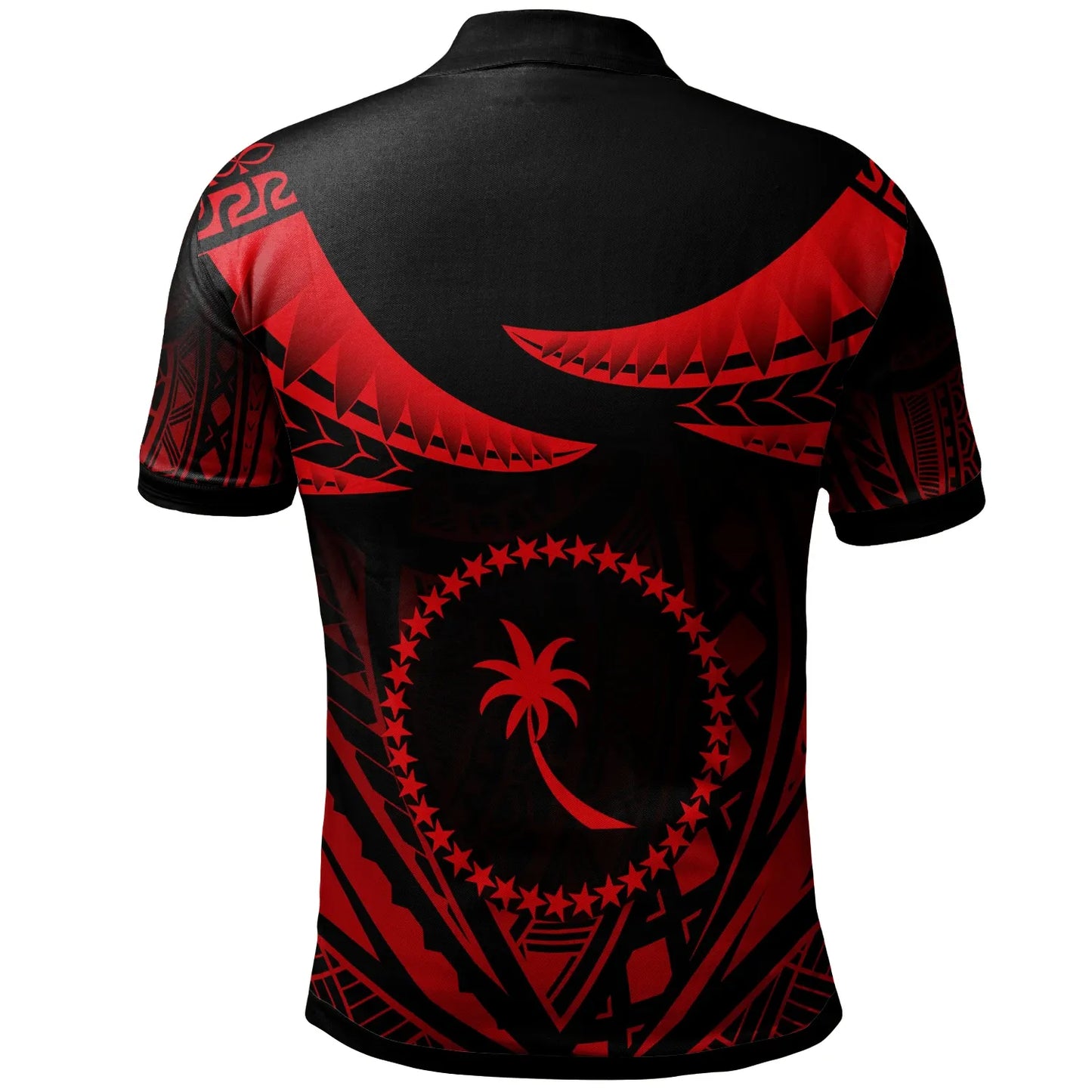Chuuk Polo Shirt - Polynesian Tribal Tattoo
