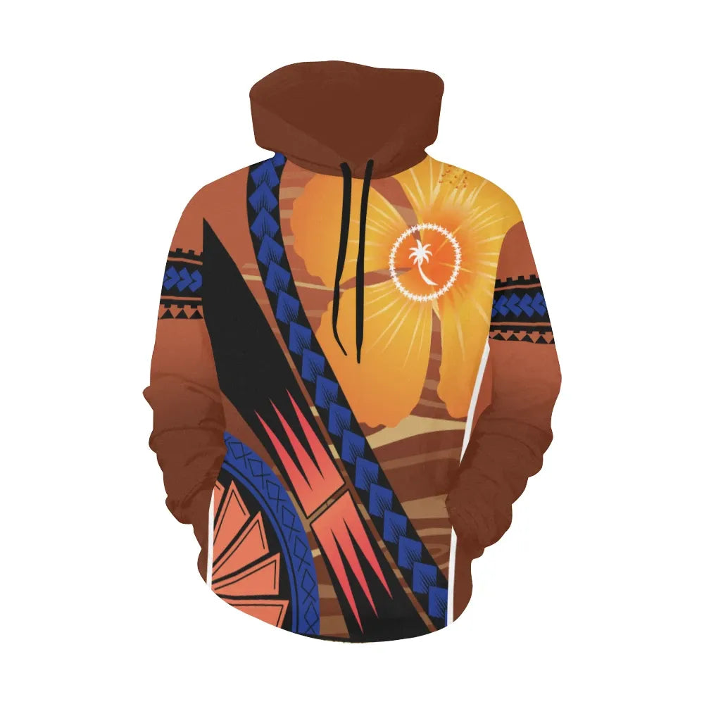 Chuuk Polynesian All Over Hoodie - Sport Style