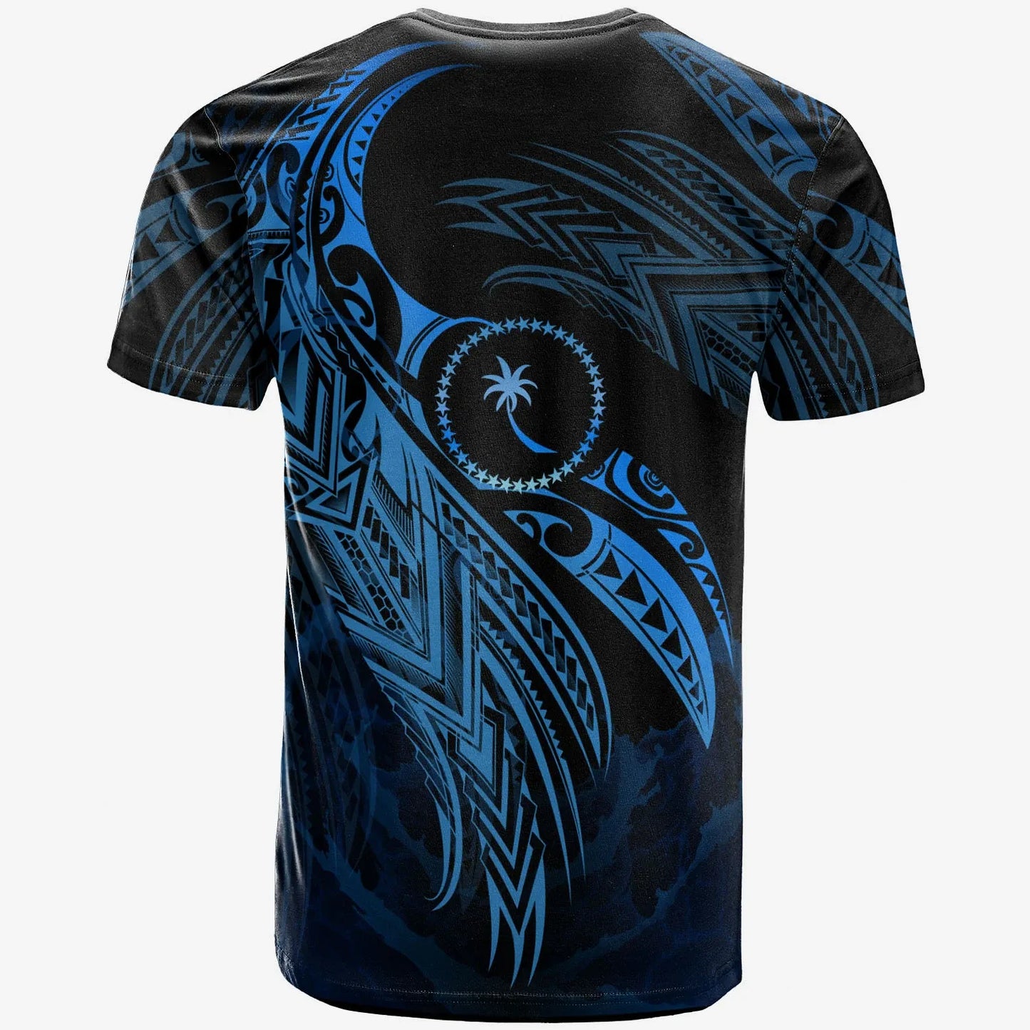 Chuuk Polynesian Custom Personalised T-Shirt - Legend Blue Version