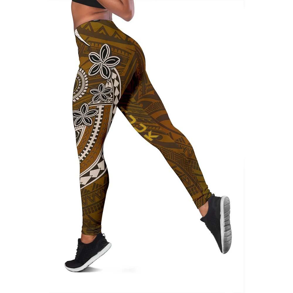 Chuuk Polynesian Legging - Polynesian Boar tusk
