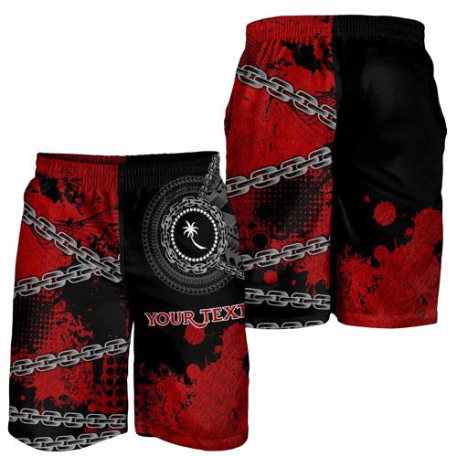 Chuuk Polynesian Personalised Men Shorts - Polynesian Chain Style
