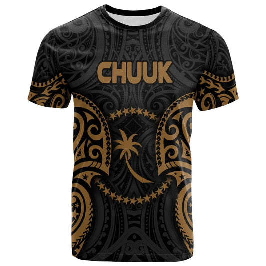 Chuuk Polynesian T-Shirt - Chuuk Spirit Gold