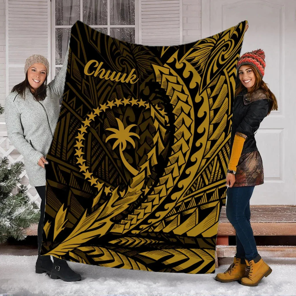 Chuuk Premium Blanket - Wings style