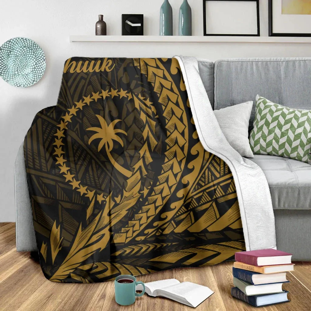 Chuuk Premium Blanket - Wings style