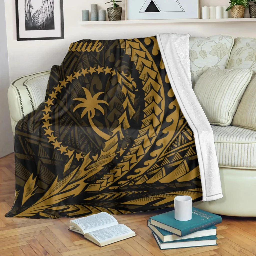 Chuuk Premium Blanket - Wings style