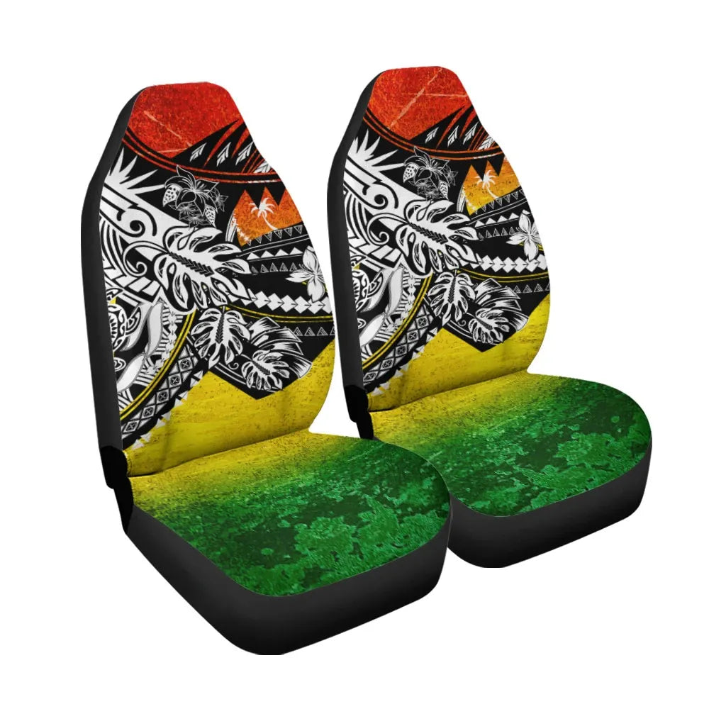 Chuuk State Car Seat Cover - The Flow OF Ocean Reggae Color