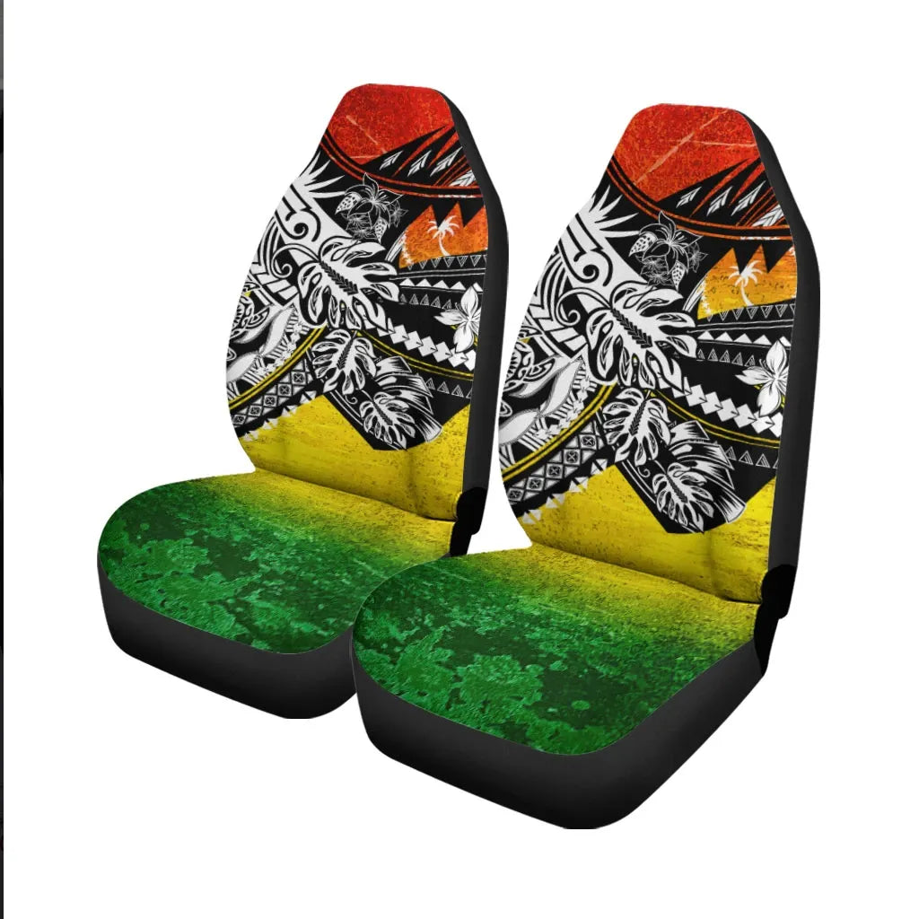 Chuuk State Car Seat Cover - The Flow OF Ocean Reggae Color