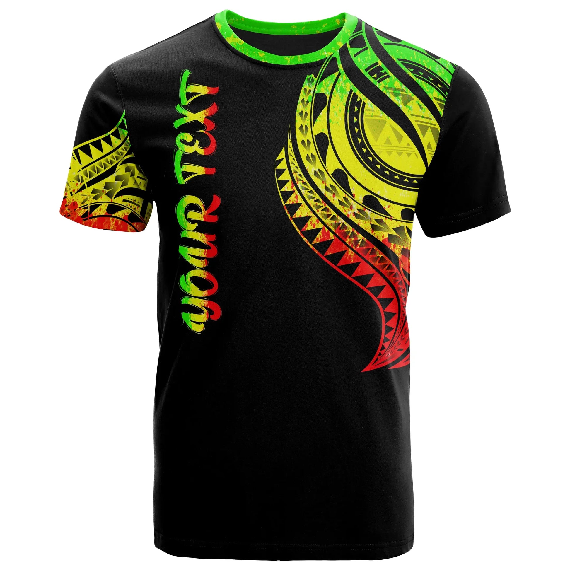 Chuuk State Custom Personalised T-Shirt - Chuuk State Tatau Reggae Patterns