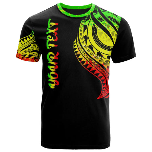 Chuuk State Custom Personalised T-Shirt - Chuuk State Tatau Reggae Patterns