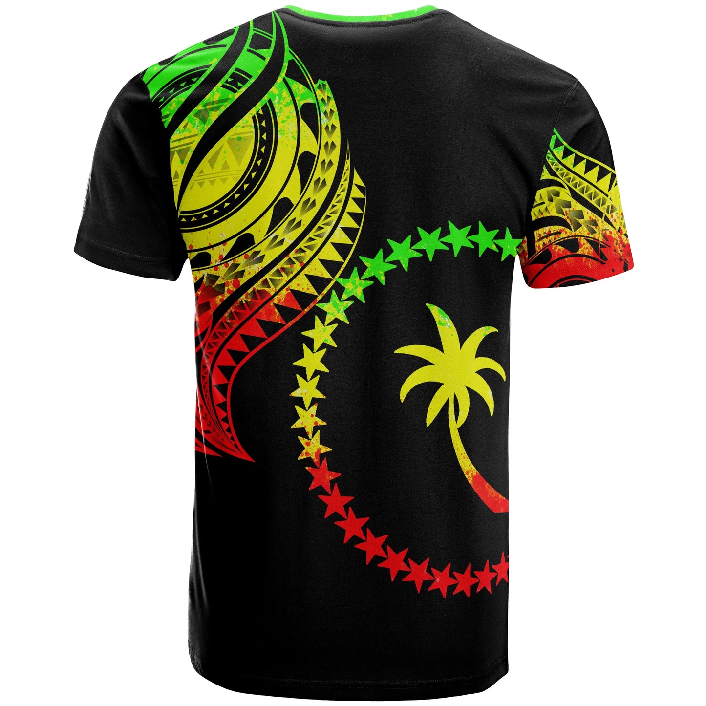 Chuuk State Custom Personalised T-Shirt - Chuuk State Tatau Reggae Patterns