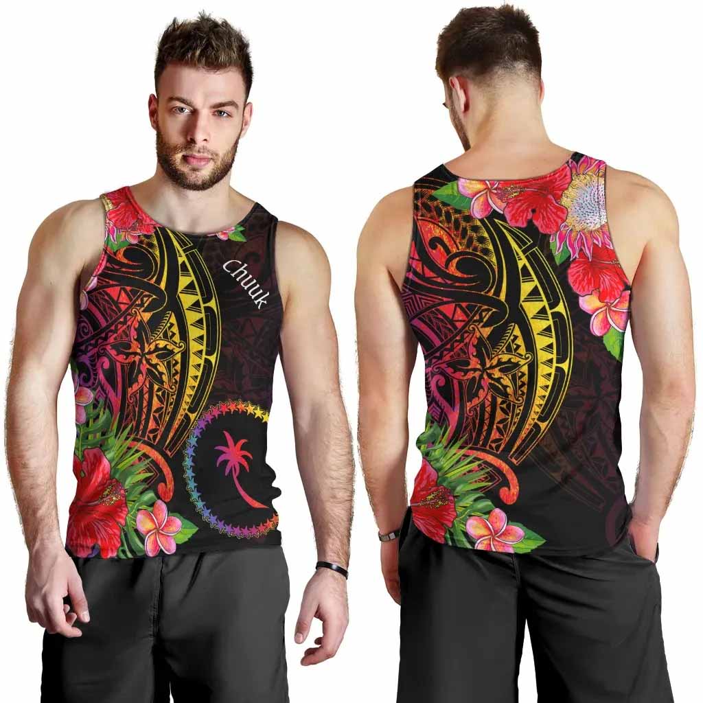 Chuuk State Men Tank Top - Tropical Hippie Style