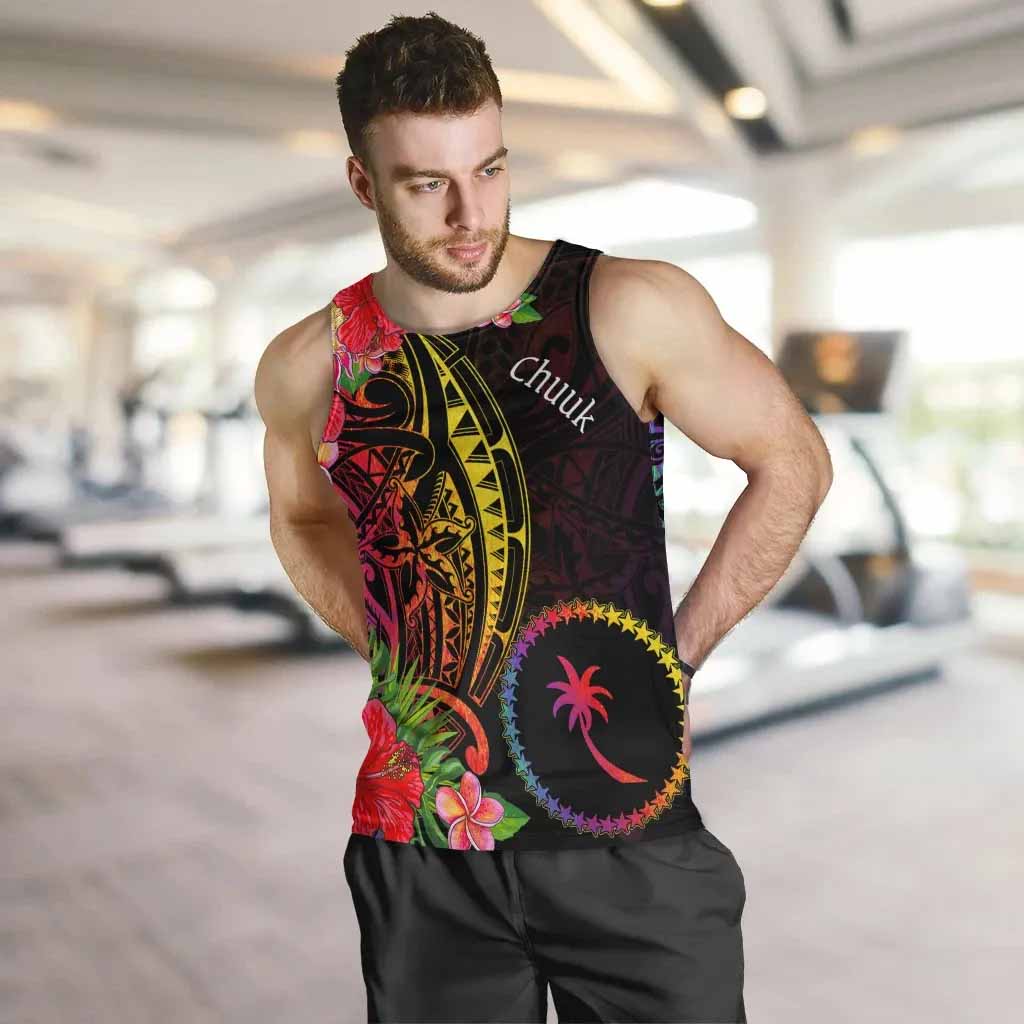 Chuuk State Men Tank Top - Tropical Hippie Style