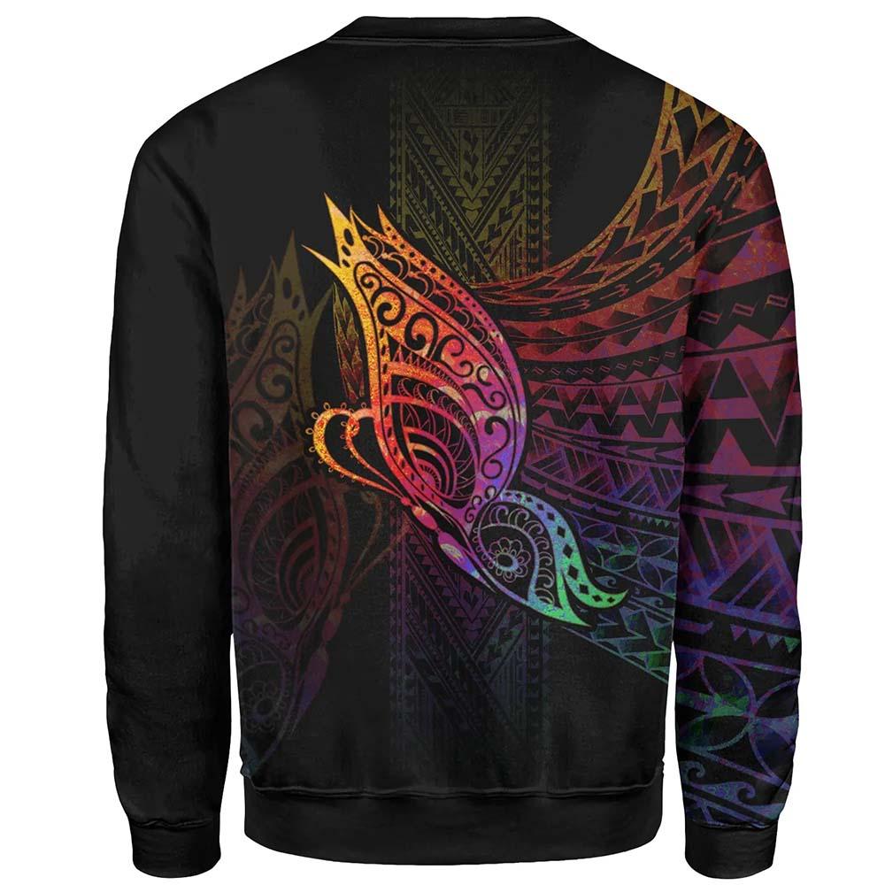 Chuuk State Sweatshirt - Butterfly Polynesian Style