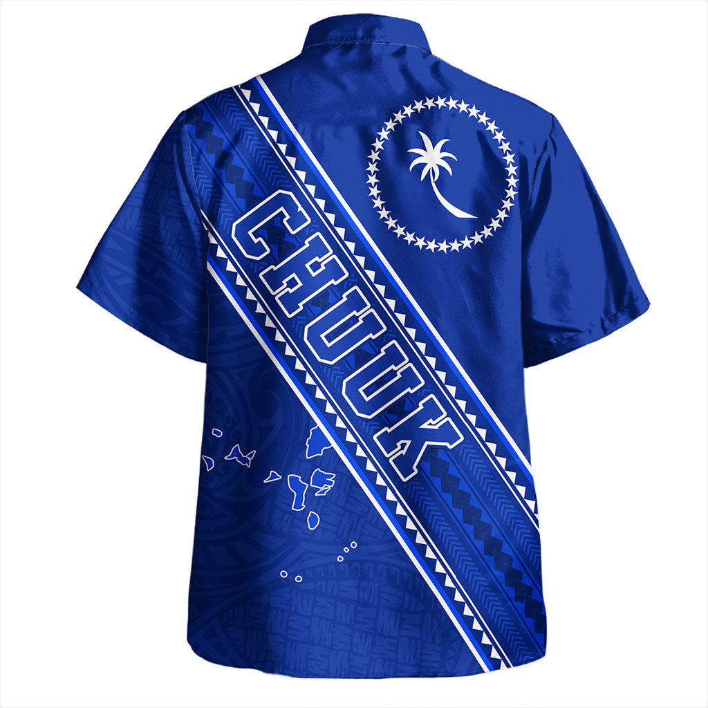 Kosrae Hawaiian Shirt Flag And Coat Of Arms