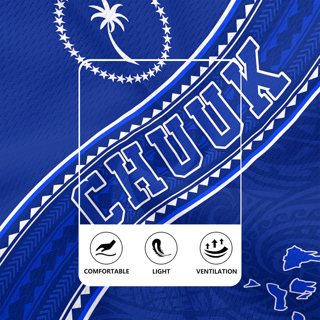 Chuuk State Rugby Jersey Flag And Coat Of Arms