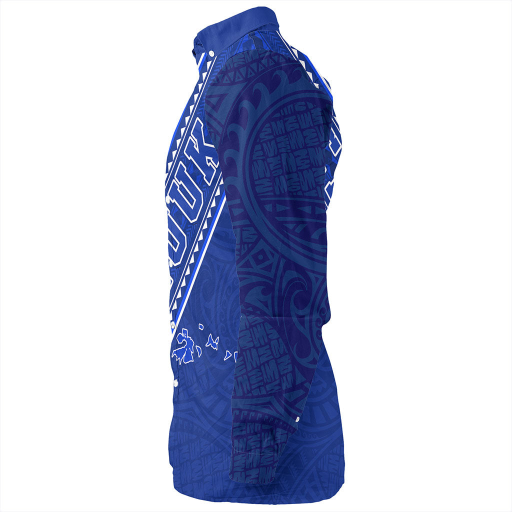 Chuuk State Long Sleeve Shirt Flag And Coat Of Arms