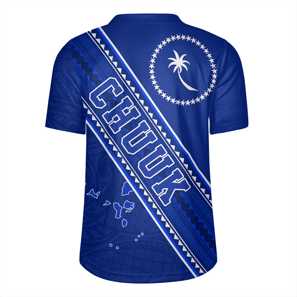 Chuuk State Rugby Jersey Flag And Coat Of Arms