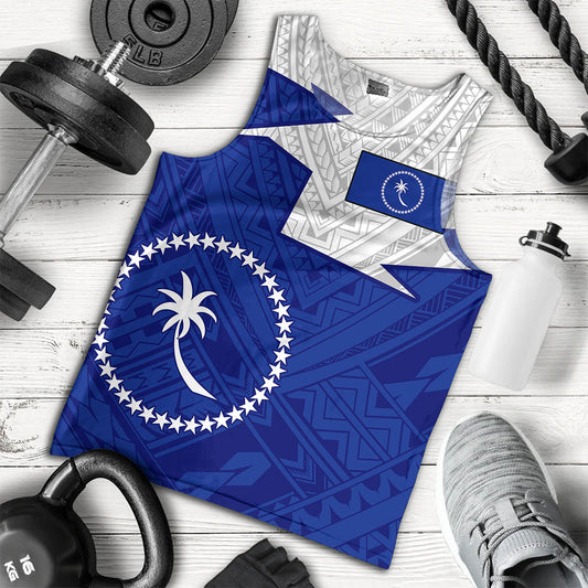 Chuuk State Tank Top Polynesian Tattoo Flag And Coat Of Arms