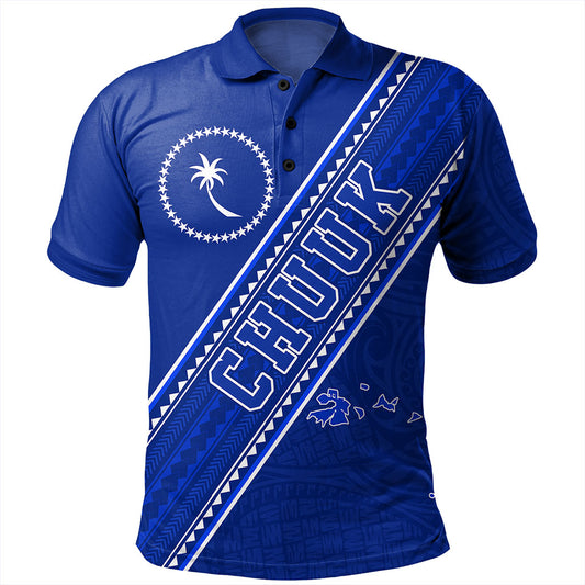 Chuuk State Polo Shirt Flag And Coat Of Arms