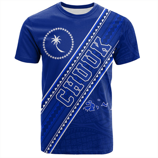 Chuuk State T-Shirt Flag And Coat Of Arms