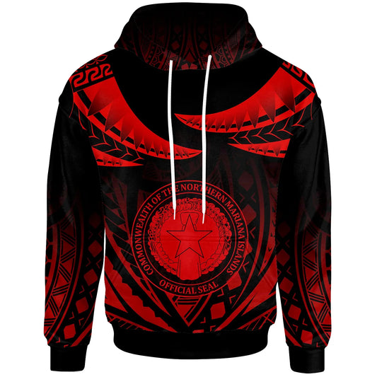 CNMI Hoodie - Polynesian Tribal Tattoo