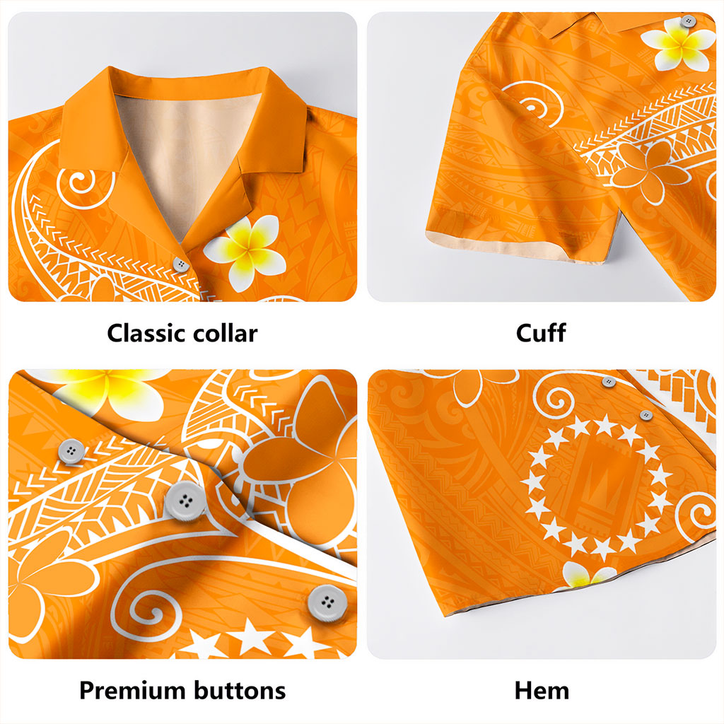 Cook Islands Hawaiian Shirt Polynesia Floral Tribal Ver.1