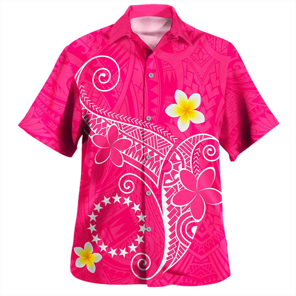 Cook Islands Hawaiian Shirt Polynesia Floral Tribal Ver.1