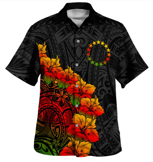 Cook Islands Hawaiian Shirt Style Tropical