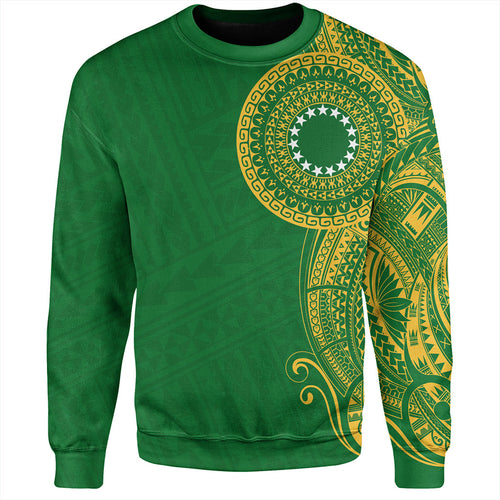 Cook Islands Sweatshirt Tribal Tattoo Circle